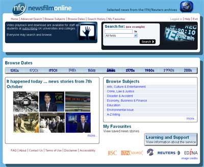 Newsfilm Online Screenshot